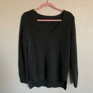 Off the shoulder, oversized sweater